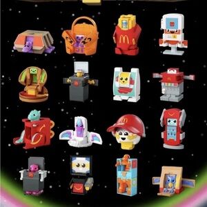 $6 PER PIECE McDonald's Changeables Action Figures - Red, Orange, Yellow